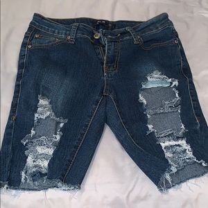 jean shorts
